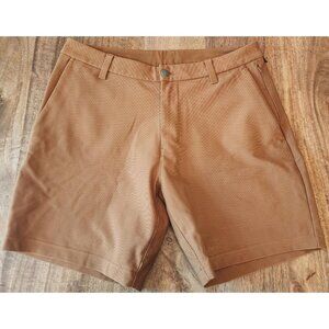 Lululemon Shorts Mens 32 Khaki Commission Chino Performance Stretch Golf Casual
